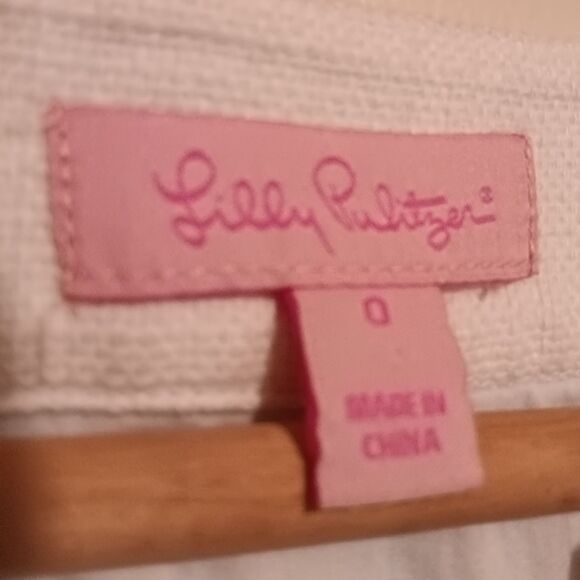 Lilly Pulitzer Caroline Sleeveless Dress-Size 0-Drop Me A Line Print-Sailor Knot - Picture 7 of 8